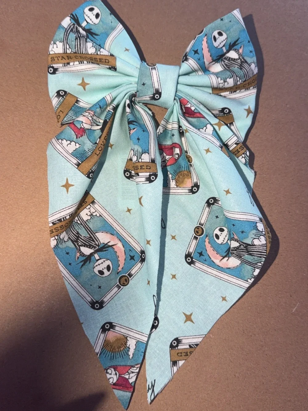 Jack and sally hair bow
